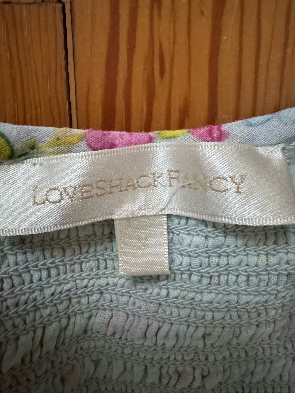 LoveShackFancy Floral Ruffle Mini Dress - Picture 5 of 7